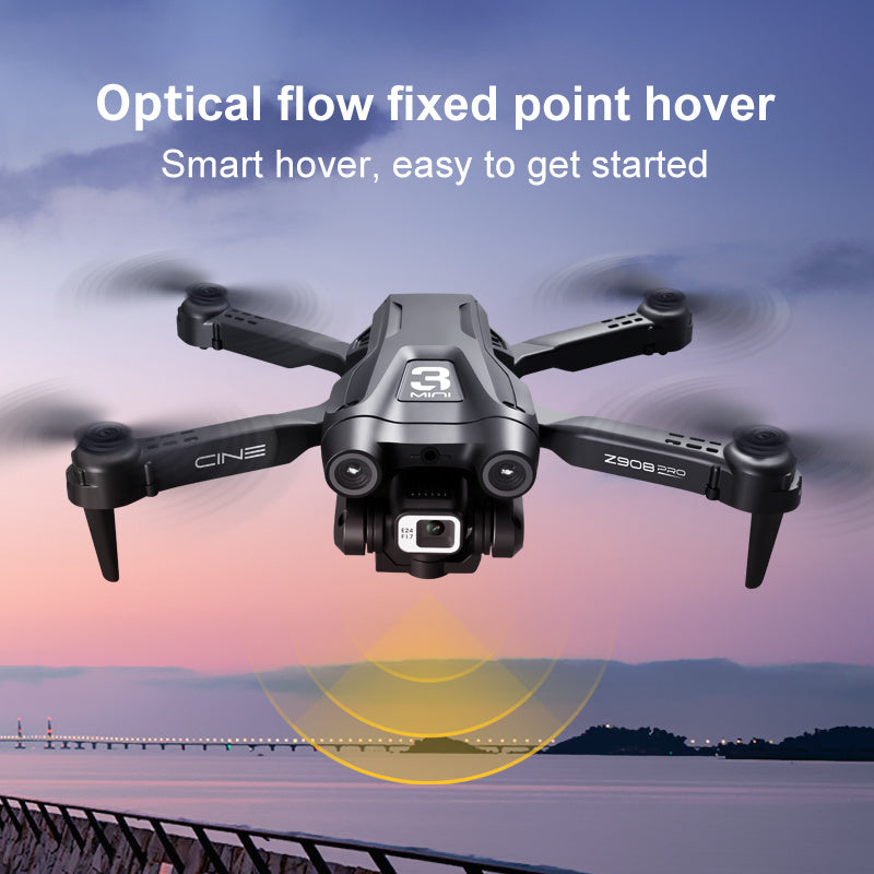 KBDFA new 2024 drone Z908 Pro Drone HD Professional ESC Dual Camera Optical Flow Localization 2.4G WIFi Obstacle Avoidance Quadcopter Toy