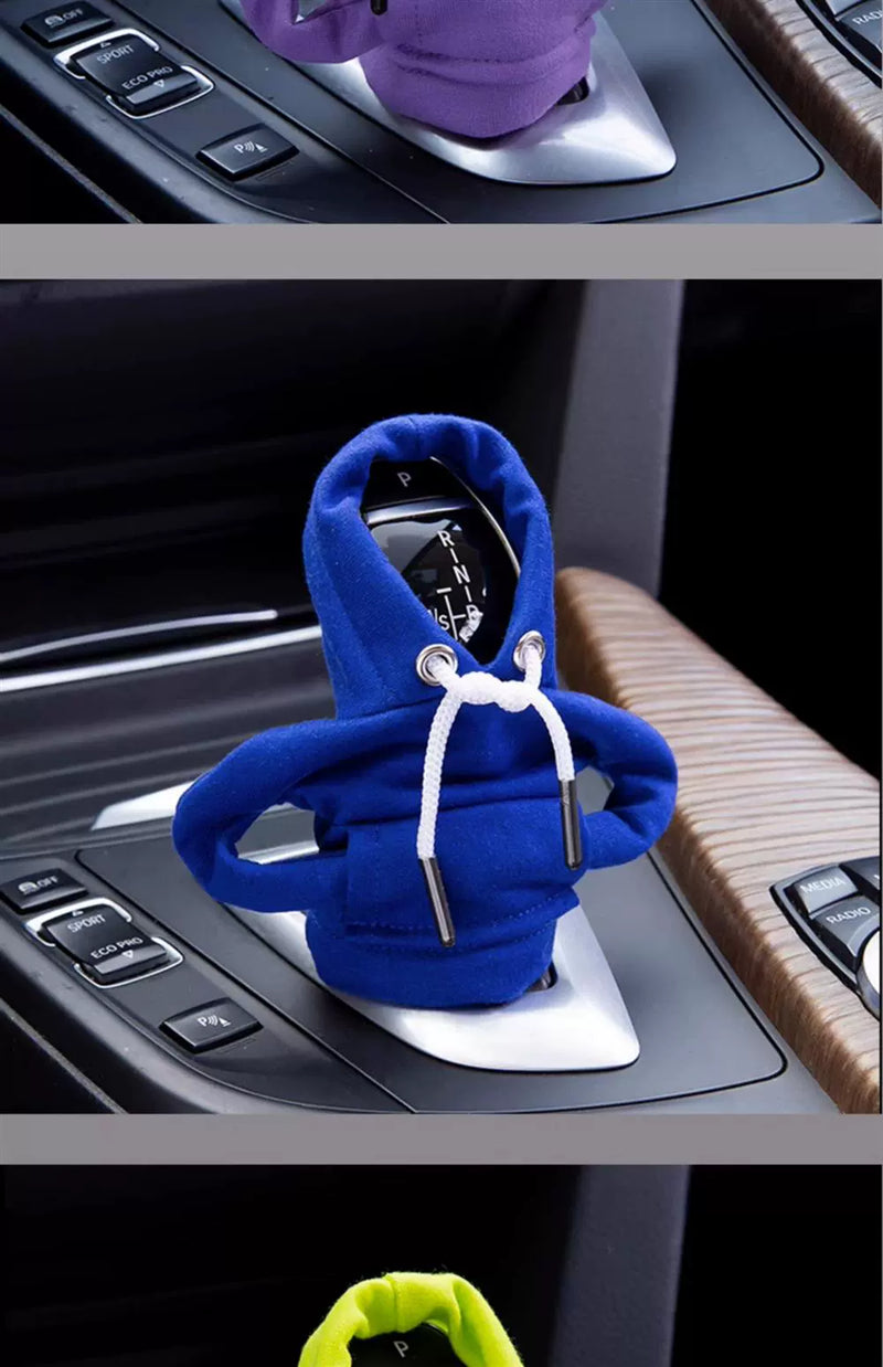 Hoodie Sweatshirt Gear Winter Hand Sweat Prevention Shift Knob Cover