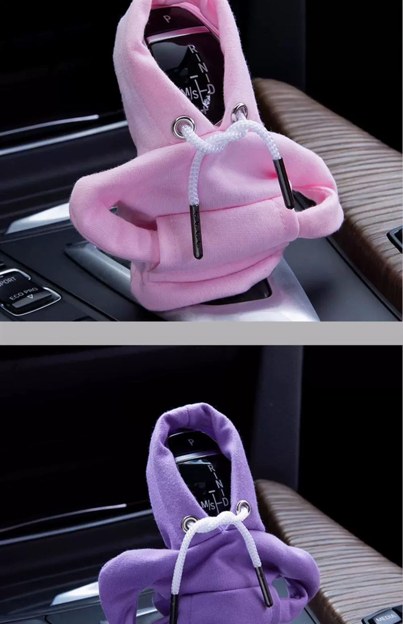 Hoodie Sweatshirt Gear Winter Hand Sweat Prevention Shift Knob Cover