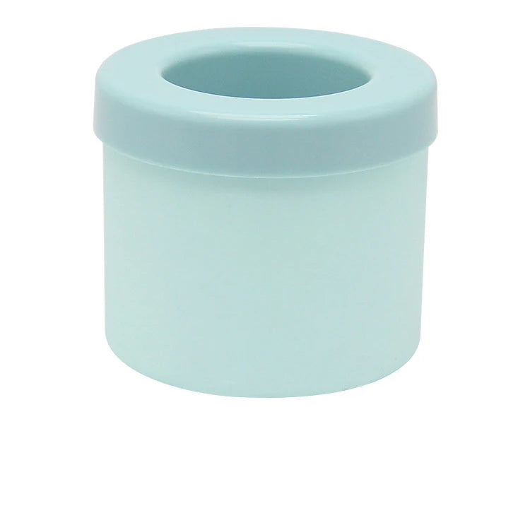 Molde de cubo de gelo de silicone redondo balde de gelo verão caseiro faça você mesmo geladeira congelar máquina de gelo criativo molde de cubo de gelo ferramentas de bar ou cozinha